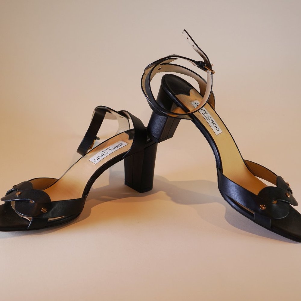 Jimmy Choo 65mm Drya Block Heel Sandal